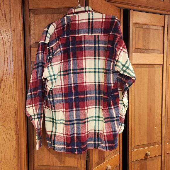 NWOT Kenzzio Classic XXL Red Flannel Shirt - Picture 3 of 3